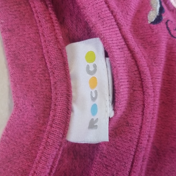 Rococo Girls Size 6 Pink Tunic Sweater - Picture 4 of 5